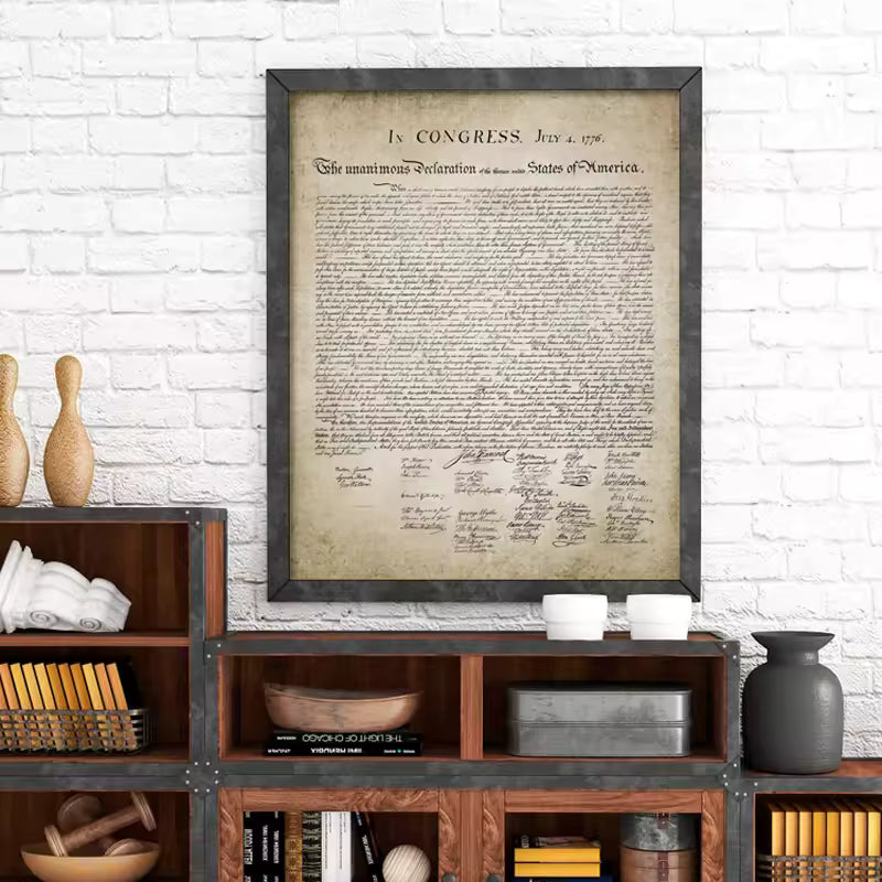 Canvas Declaration of Independence